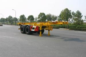 Wholesale Steel 20ft Skeletal Or Flatbed Tank Container Trailer Chassis / Semi Trailer from china suppliers