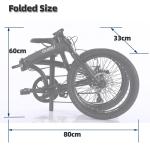 GOMID 20 inch 7speed SHIMANO kit gear cycle alloy folding city bike bisiklet