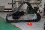 750*150**66 Dump Truck Parts / Big Size Rubber Track Undercarriage For Dumper