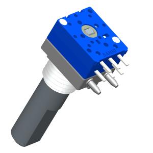 Wholesale Pulse Absolute Rotary Shaft Encoder 16 Dedent Metal Shaft Sealed With 20000 Cycles from china suppliers
