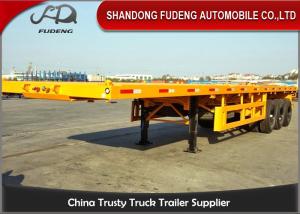 Wholesale Container Lock Flatbed Container Trailer 40 Tons Payload 20 Feet / 40 Feet from china suppliers