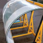 Flat Tempered Glass Panel for Curtain Wall Construction Projects Cutting and