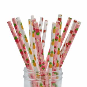 Wholesale Smooth Cutting Biodegradable Paper Drinking Straws Coloured Paper Straws from china suppliers