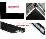 Black Velevt Flat Fixed Projection Screen150 Inch Matt White DIY Home Cinema