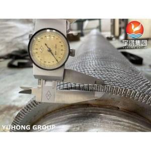 Wholesale Welding Fin Tube, Serrated Type, Helical Serrated, Base Tube ASTM A312 TP347 With SS409 Fin Material from china suppliers