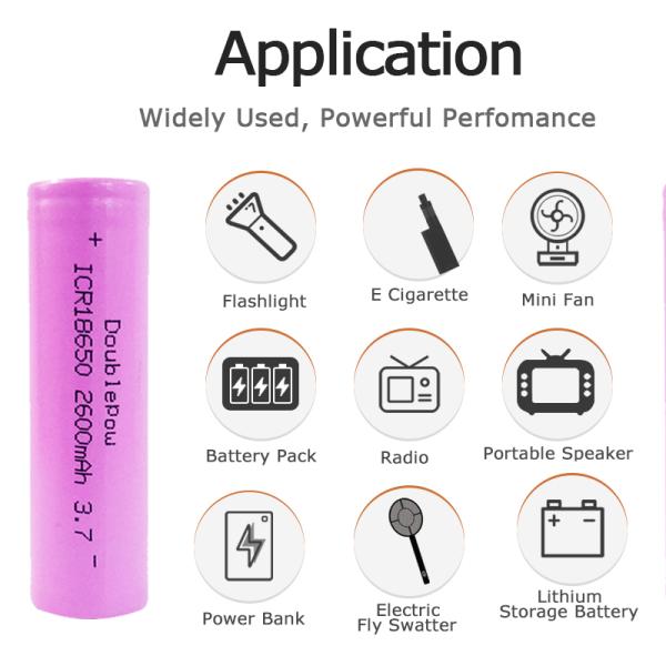 3.7v 2600mAh Electric Vehicle Lithium Battery ICR18650 Li Ion Battery