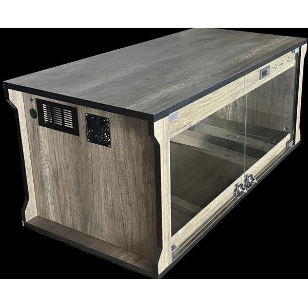 Small Size Wooden Reptile Terrarium Waterproof With Automatic Control