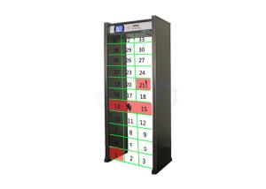 Wholesale LCD Display Multizone Walk Through Metal Detector 5.7 Inch Adjustable from china suppliers