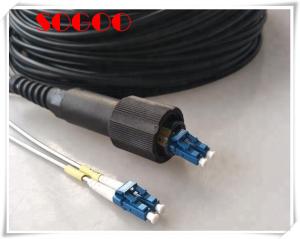 Wholesale Ftta 2Fo DLC- PDLC Outdoor Tactical Armored PDLC Fiber Optic Patch Cord CPRI Cable Assembly from china suppliers