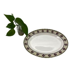 Wholesale 12.5&quot; Restaurant Melamine Soup Plate Oval Shape Non Toxic Durable from china suppliers