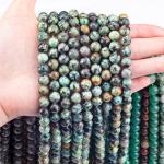 Handmade DIY Jewelry Making 8mm Africian Turquoise Crystal Beads Loose Gemstone