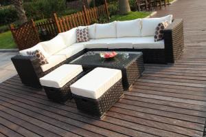 Wholesale All Weather Sectional Big Size Rattan Outdoor Wicker Patio Sofa Patio Furniture from china suppliers