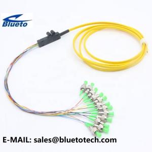 Wholesale Flat Ribbon Fiber Pigtail 12Core Fanout 0.9mm SM Tails 12fiber FC/APC Fiber Optuc Pigtail IEM Grade B1 Quality Leve from china suppliers
