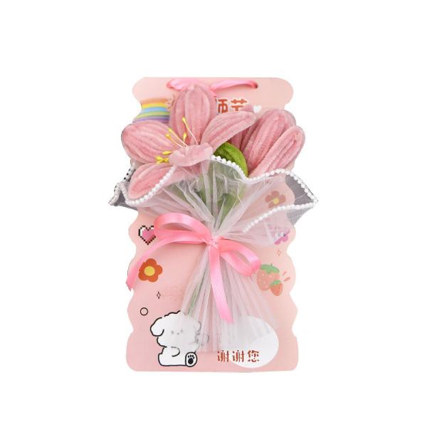 Digital Printing Creative Flower Greeting Cards Blank Inside For Personal