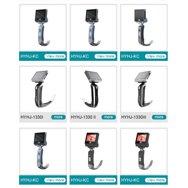 Waterproof Anti Fog Optical Disposable Video Laryngoscope 2M Pixel