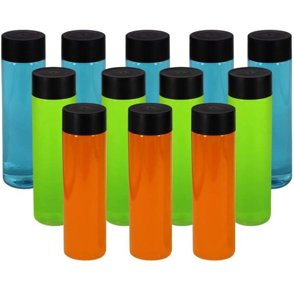 Blue Lid 18.6 Oz 5500Ml Clear Plastic Beverage Cans