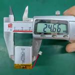 KC CE Approved 3.7V Li Poly Rechargeable Battery 502530 3.7V 350mah 1.295wh