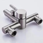 2.2 GPM Wall Mount Stainless Steel Faucet For Bathroom