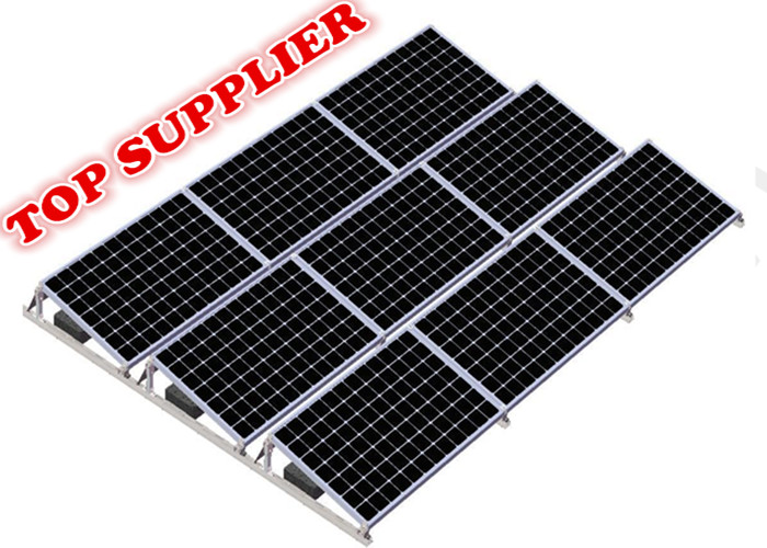 Super Supplier Pre Assembled Flat Roof Ballasted Solar Racking Systems