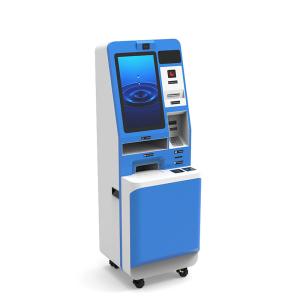 China 21 Inch Touch Screen Qr Code Payment Self Service Bill Kiosk Terminal on sale