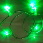 Brand 100m 12v fairy string 666 led IP67 for low voltage light green crystal led