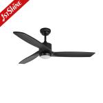 Bedroom 6 Speed Remote Control Wooden Decorative Ceiling Fan With Led Light