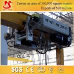 Double girder steel factory used overhead radio control crane