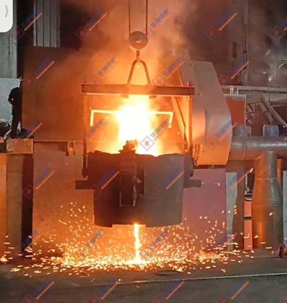 Efficient Safety Metal Melting Furnace Power Saving 15-20% Reliable Powerful