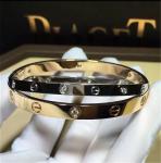 C Double ring bracelet Love bracelet, 18K gold. With a screwdriver. Jewelry