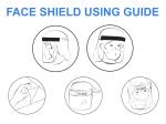 Splash Proof Dustproof Protective Face Shields Fogging Proof Disposable Face