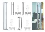WL-1011 chrome Stainless Steelentry door handles set L800 L1200 Round glass door