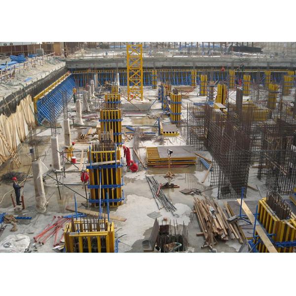Easy Operation Circular Formwork Columns , Shuttering For Concrete Beams And Columns