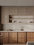 SGS Rattan Door Modern Modular Kitchen Cabinets Home Cabinet Furniture 2022