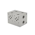 Precision CNC Aluminum Alloy Stainless Steel Valve Block with Ce Tolerance /-0
