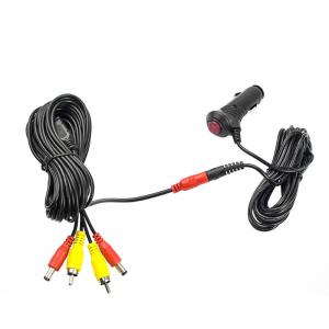 China Car 12 Volt Cigarette Lighter Extension Cord Lead 3m Connect Monitor And Camera on sale