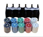 OEM Texas Hold 'Em Poker Set Blackjack Game With 200 Chips Tablecloth In