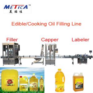 Wholesale 5L Edible Oil Filling Capping And Labeling Machine from china suppliers