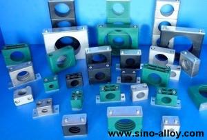 Wholesale Standard pipe clamps, Polyamide inner grooved inside, galvanized steel from china suppliers