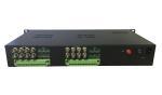 16 channels 3G-SDI/ASI Fiber Optic Extender with external 16-ch audio or RS232