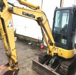 Used Mini Construction Machine Diggers Komastu PC30 3 Ton Small Excavators