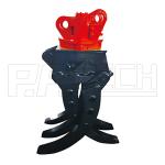 Hydraulic Grapple, Backhoe Log Grapple for Wood and Stone Loading