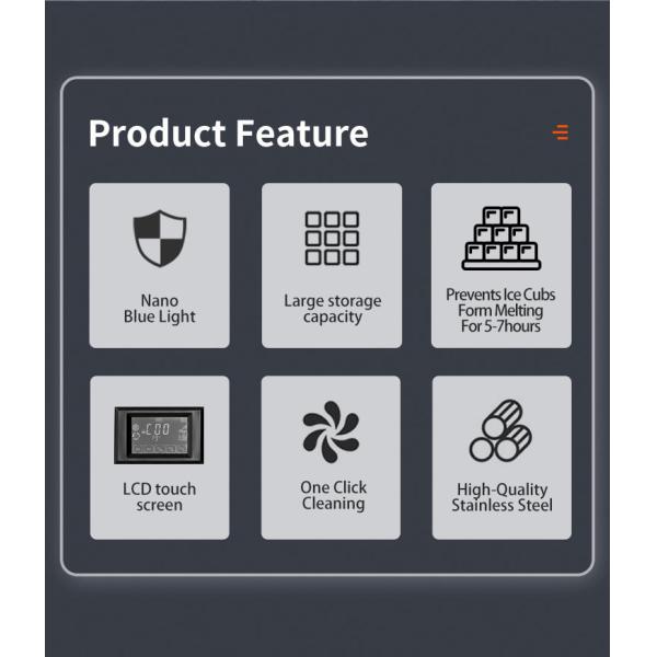 Full Automatic R290 Cube Ice Machine In Modulating Drinks