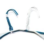 Metal 40 * 20 Cm Wire Shirt Hangers Of Clothing 16 Inches