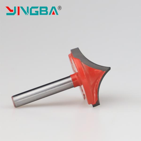YingBa Factory Custom Carbide 6mm Shank Concave Sharp-Nosed Router Bits Point Cutting Roundover Bit for Woodworking