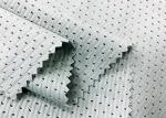 280GSM Stretchy 72% Polyester Thick Mesh Fabric For Shoes Light Mint Color