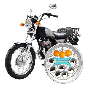 Wholesale IP67 YAYE 6 Inch CM125 White DRL LED Accessory Motorcycle Yellow White High Low Beam DRL Headlight from china suppliers