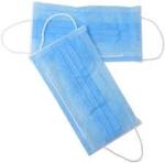 Health Protective Disposable Blue Mask , Triple Layer Mask High Level Protection