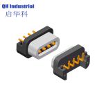 4Pin 2.54mm Pitch Male and Female 1Amp 2Amp Spring Force 500gf Magnetic Pogo Pin