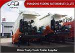30tons to 80tons bulk cement tanker trailer for carrying bulk cement , coal ash