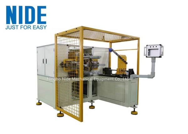Single Working Station Automatic Coil Winding Machine / Big Coil Motor Stator